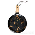 Ceramic marble plate with handle, restaurant special plate, pizza plate, popular steak plate, classy dinner plate
