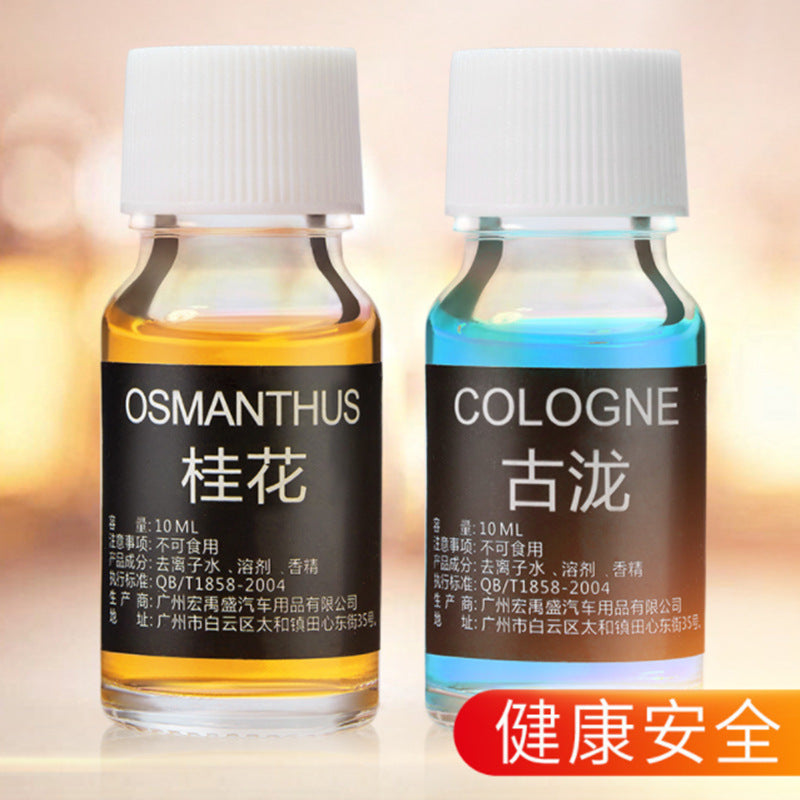 Car air freshener refill, 10ml car fragrance refill, long-lasting light scent, odor eliminator, perfume seat ornament, fragrance diffuser
