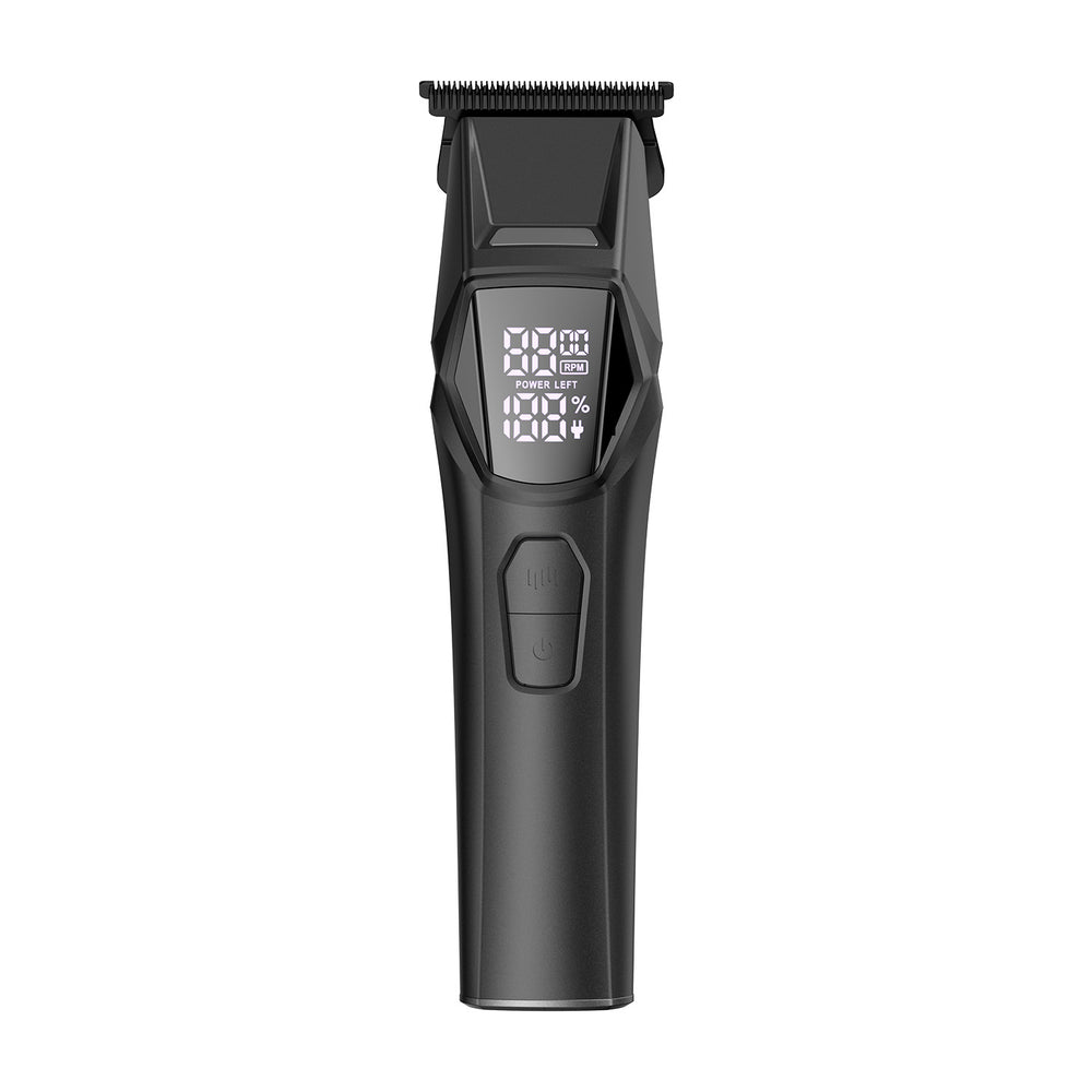 Barber shop electric hairdressing device digital display shaving push white oil head hair cutting clipper cross-border hairdressing electric clipper commercial
