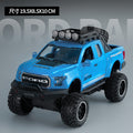 Blue - raptor pickup truck [doors open/lights/sound effects] - case quantity: 42 units