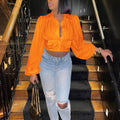 european and american spring design: trendy solid color blouses & shirts - chic early spring outerwear wholesale from the factory