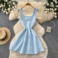 French chic sleeveless a-line dress - women's summer korean style high-waisted slimming versatile elegant work dress