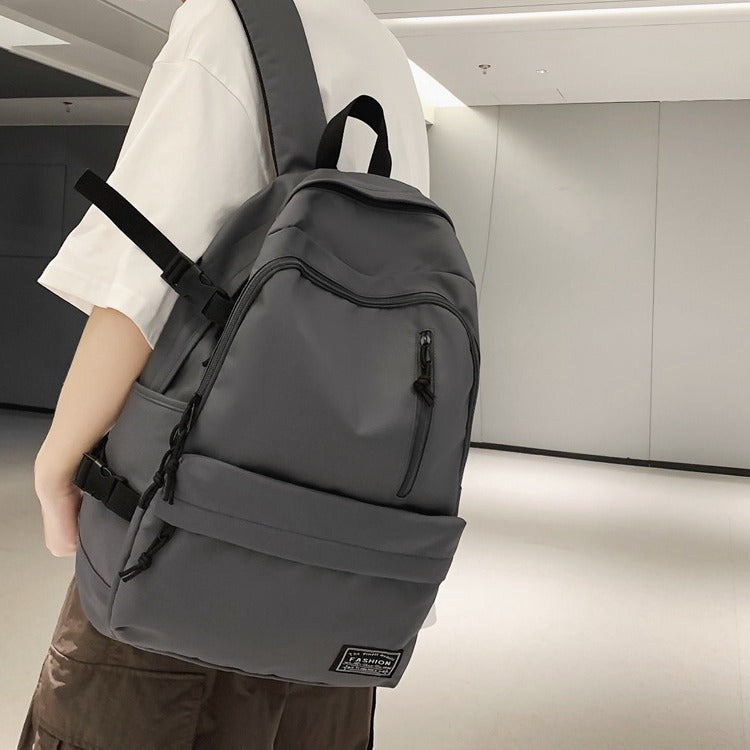 Backpack wind school bag college student college wind large capacity travel backpack commuter computer bag neutral