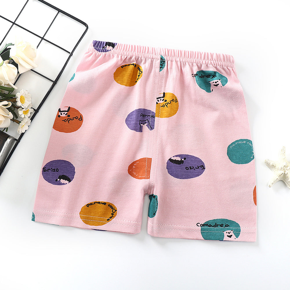 Summer kids' pure cotton shorts, baby pants, boys' and girls' all-cotton casual pants, toddler and child's undershirts - dropshipping available