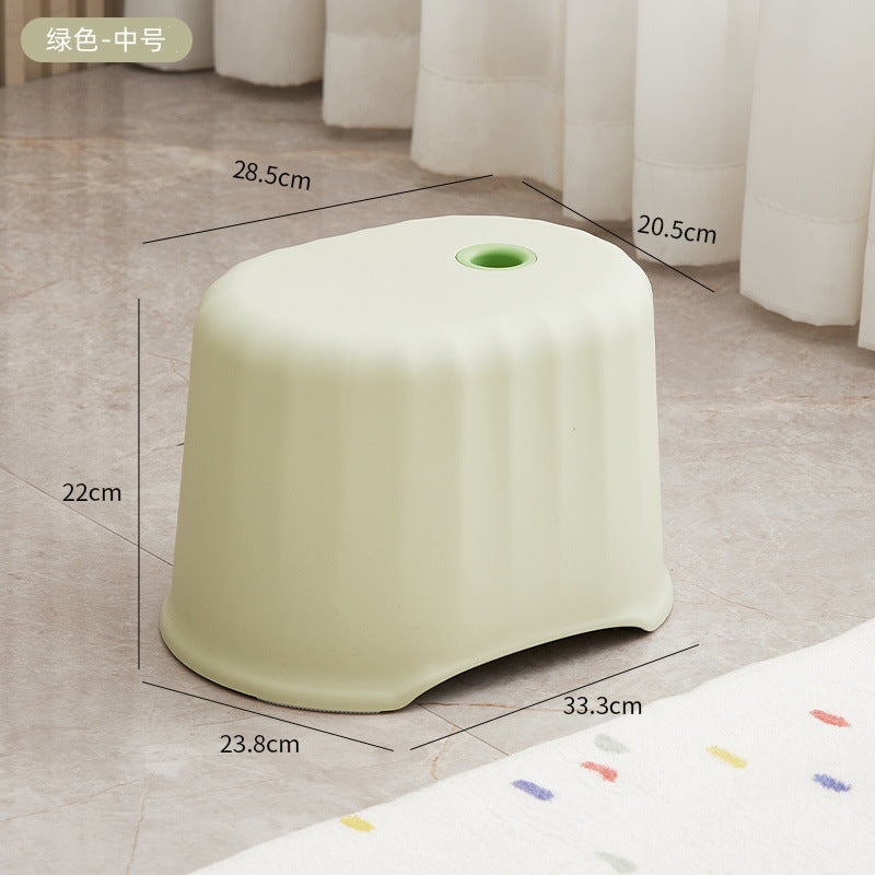 Plastic stool kids washbasin step stool for homethickened small stool adult non-slip stool shoe changing stool low stool