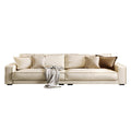 Foshan furniture factory: custom baxter budapest sectional sofa - italian-inspired light luxury living room set for small spaces