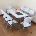 Folding table outdoor portable stall stall table for home simple rectangular study table and chair dining table long table
