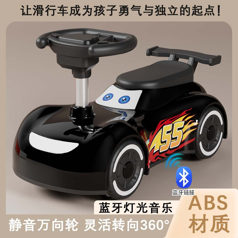 New children's twisting car 1-3 years old boy baby girl yo-yo car adults can sit on silent wheels anti-rollover swing car