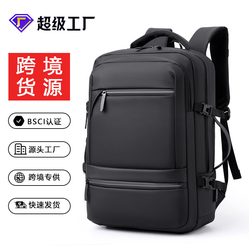 New backpack men's business large-capacity commuting business trip laptop bag multi-functional business men's backpack