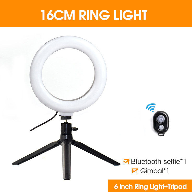 10 inch photography live light photo lighting desktop ring light ring light live broadcast beauty mobile phone filling light