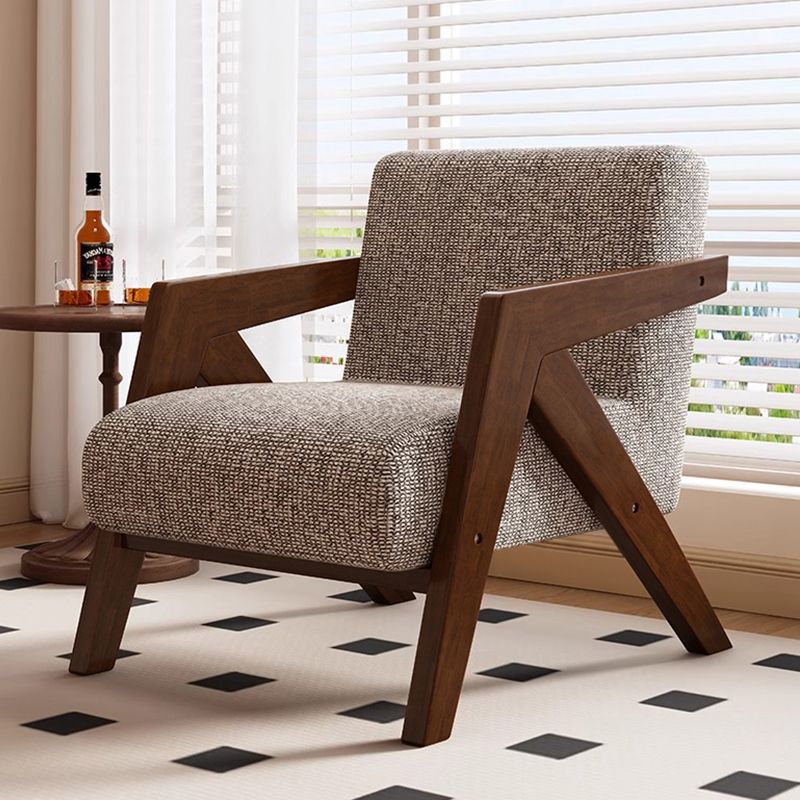 Single sofa chair popular richard solid wood lazy sofa milk tea shop coffee shop table and chair combination b&b sofa