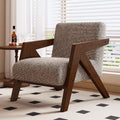 Single sofa chair popular richard solid wood lazy sofa milk tea shop coffee shop table and chair combination b&b sofa
