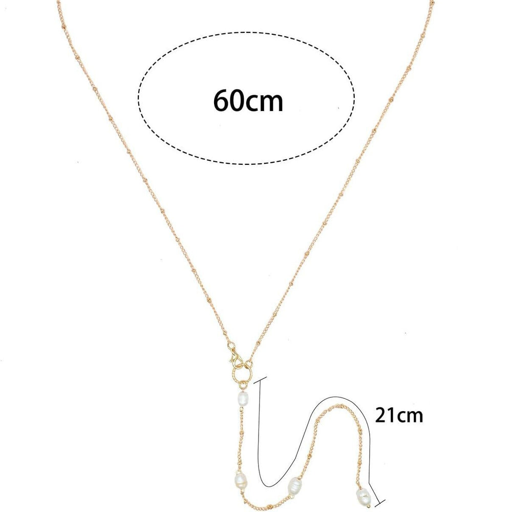 e-commerce exquisite women's pearl necklace - elegant, unique chain pendant jewelry - perfect for holidays and travel gifts