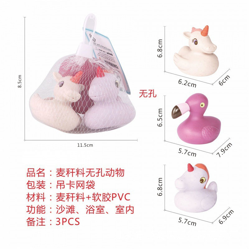 Cross-border  export soft glue water spray dinosaur unicorn marine animal children's bathroom pairing water toy