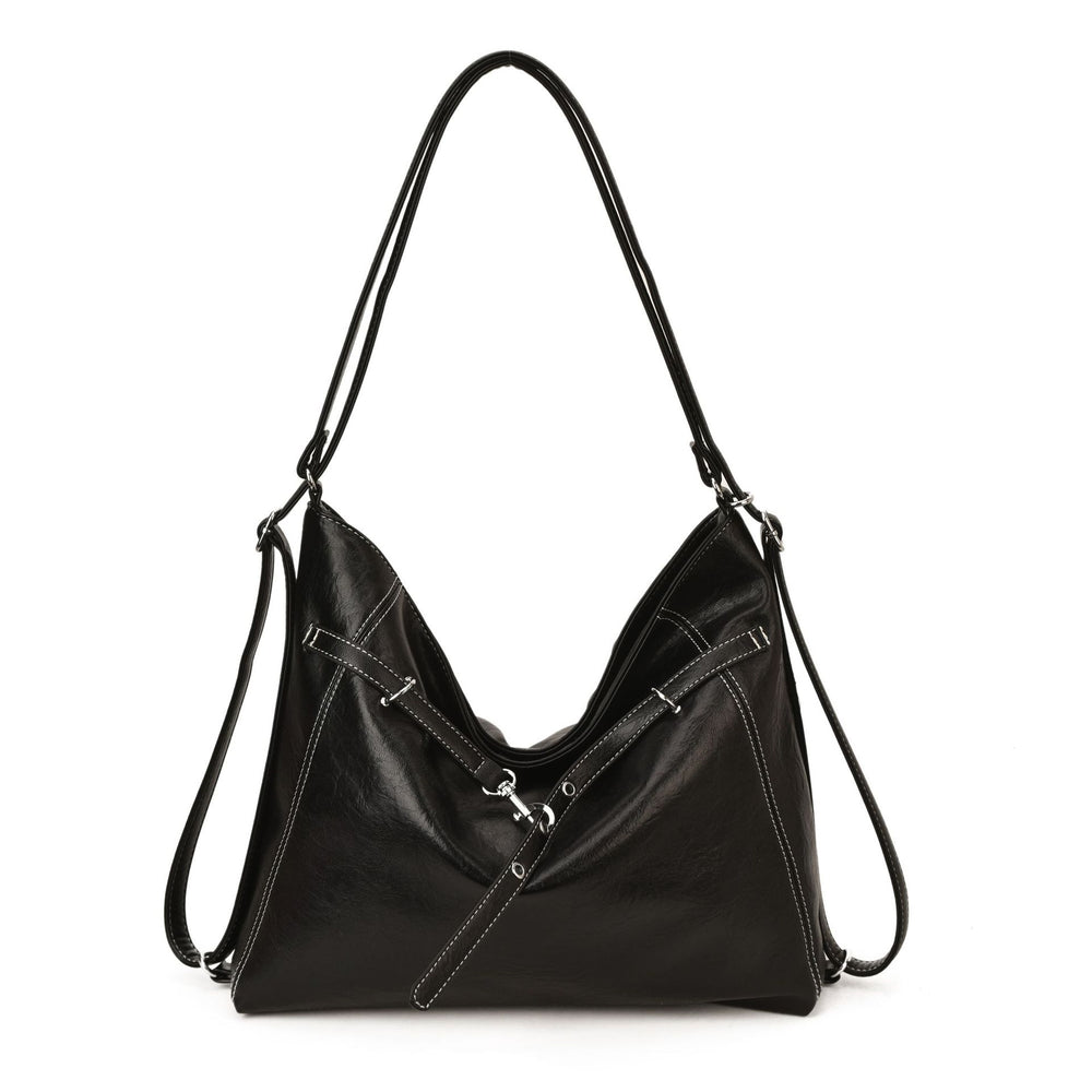 High-end retro women's backpack 2025new arrivaltrendyfall and wintereasiest for matchlarge capacitywork clothing shoulder tote bag