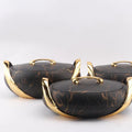 Black gold pattern