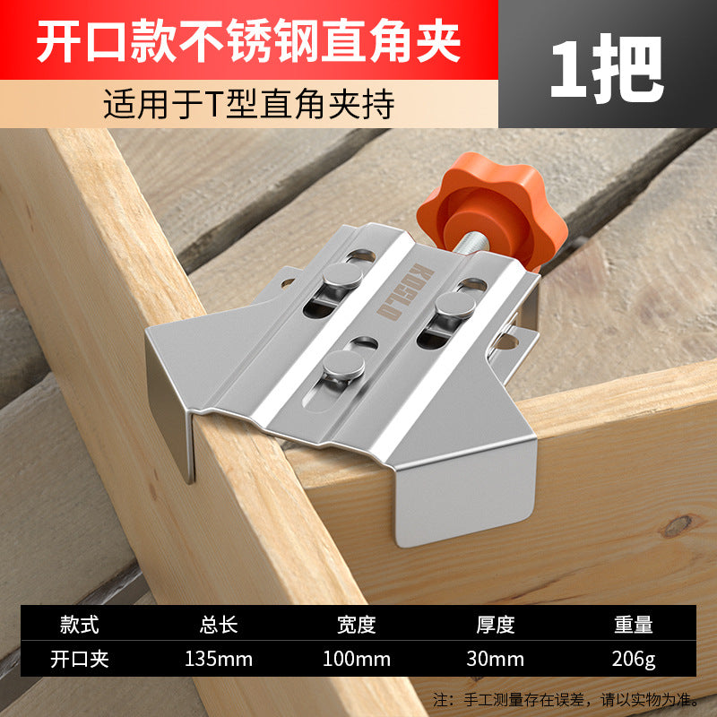 Right Angle Holder 90 Degree Welding Clamp Woodworking Welder Clamp Clamp Auxiliary Tools Stainless Steel Right Angle Clamp