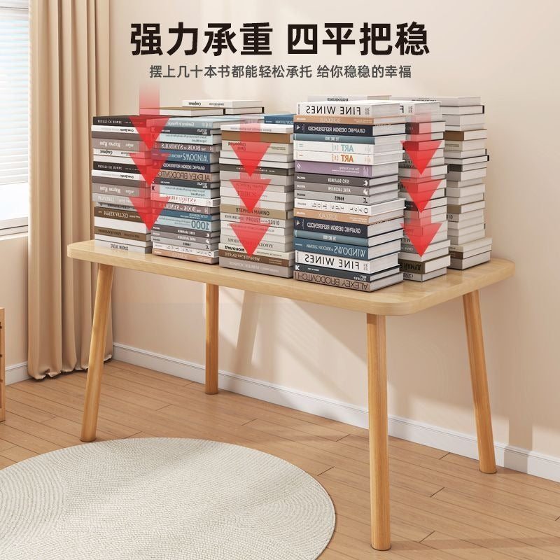 Solid wood eco-board student desk computer desk kids study table office writing desk bedroom simple table bookshelf