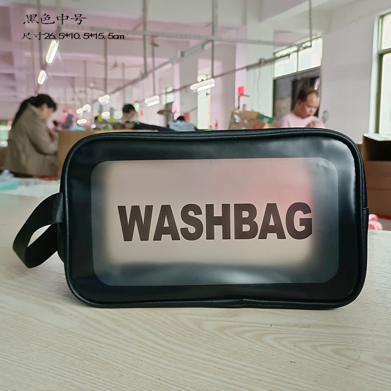 PVC cosmetic toilet bag waterproof portable large capacity swimming bag bath bag cosmetic bag fitness travel storage bag