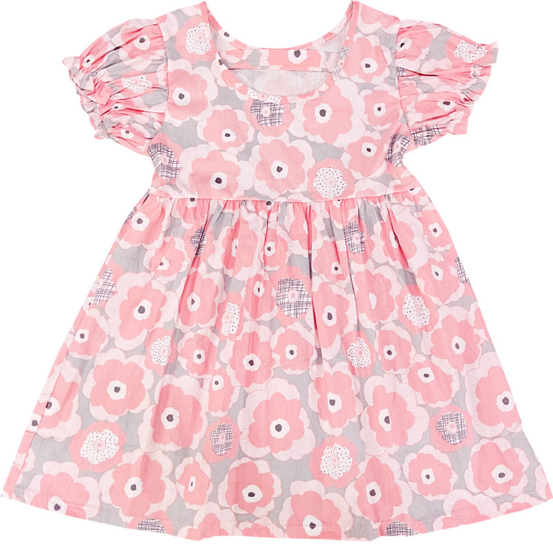 Girls' dress -  summer korean style princess dress - baby girl's clothing - wholesale/street vendor - children's dress