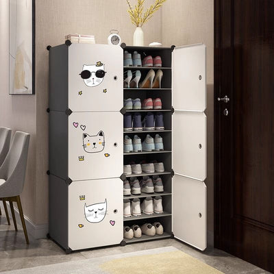 Shoe box shoe rack multi-layer for home door dust-proof storage box storage handy gadget simple shoe cabinet rental house storage