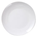 Minimalist pure white ceramic dinnerware set - ideal for restaurants, hotels, and home use. includes plates, rice bowls, soup bowls, and fruit/salad plating dishes