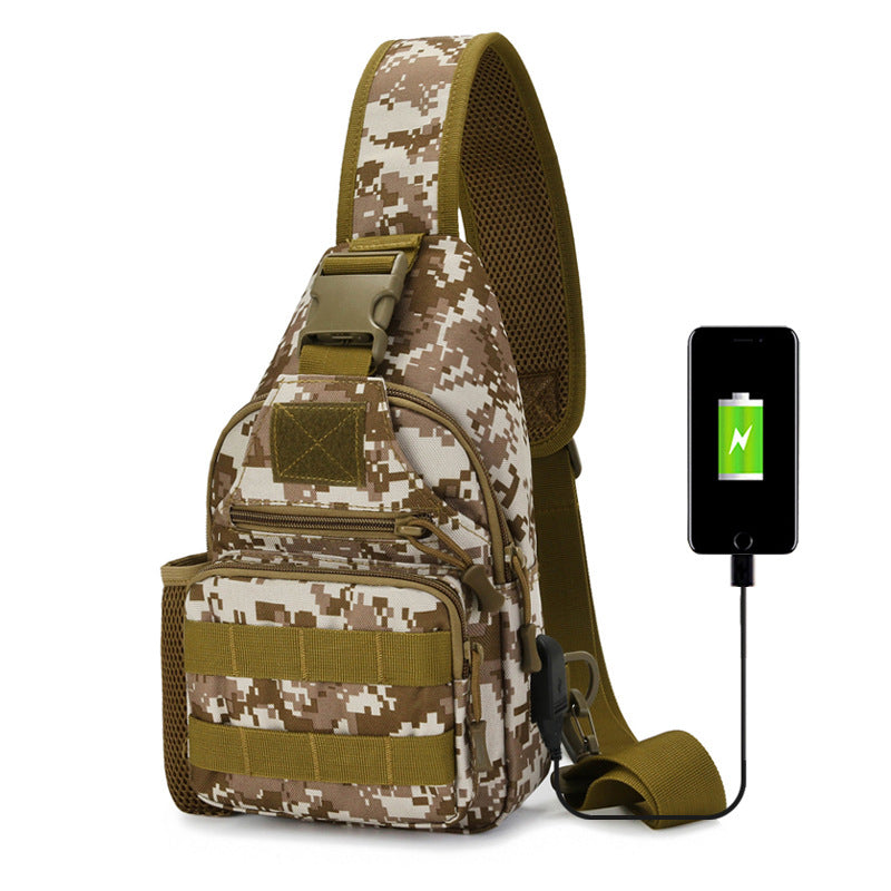 New Cross-border Tactical Outdoor Bag Leisure Convenience Large Capacity One Shoulder Crossbody Travel Backpack Multifunctional Luya Chest