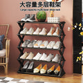 Shoe rack for home balcony storage rack dormitory x-shaped assembled shoe cabinet shoe rack multi-layer simple shoe rack