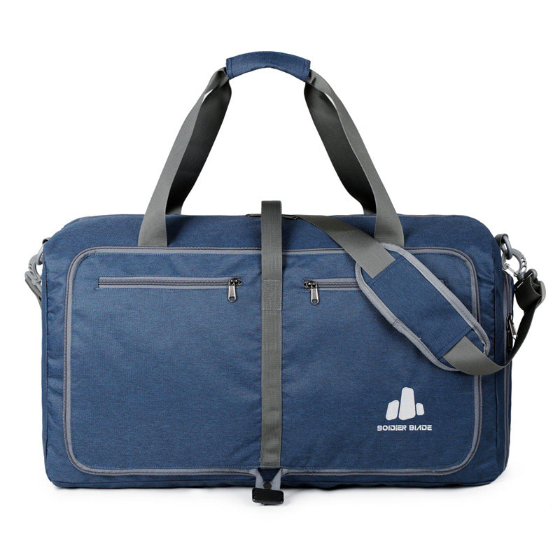 popular folding travel bag 45 liters, waterproof storage duffel bag, outdoor fitness sports handbag