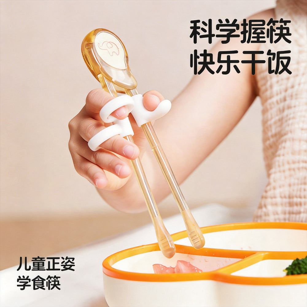 Kids chopsticks ppsu tiger mouth training chopsticks independent eating eating handy gadget baby correction chopsticks complementary food feeding aid