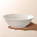 Ceramic bowl for home eating 2025 new arrival pure white rice bowl wonton soup bowl commercial noodle bowl restaurant thickened bowl