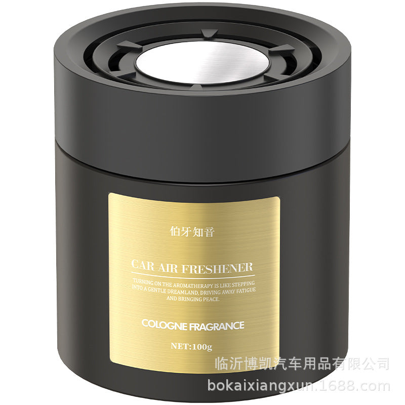 Men's car air freshener solid perfume - long-lasting, premium car fragrance, stylish interior accessory, popular odor eliminator