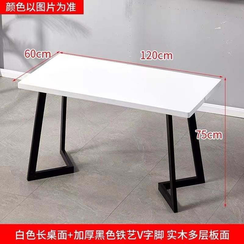 Commercial fast food table and chair set combination - restaurant, diner, snack bar, bbq, catering table, bubble tea shop rectangular table