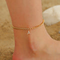 fashion anklet casualeasiest for match shiny diamond big english letter anklet fashiontrendy anklet
