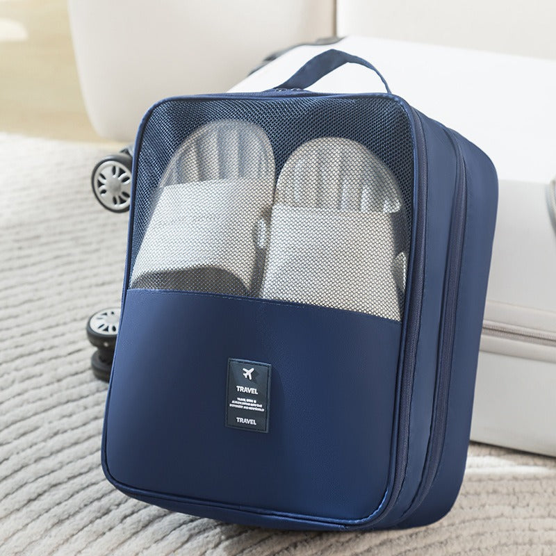 Shoe storage bag, business trip travel, portable suitcase, breathable shoe bag, shoe cover, storage box, dust bag, double-layer storage.