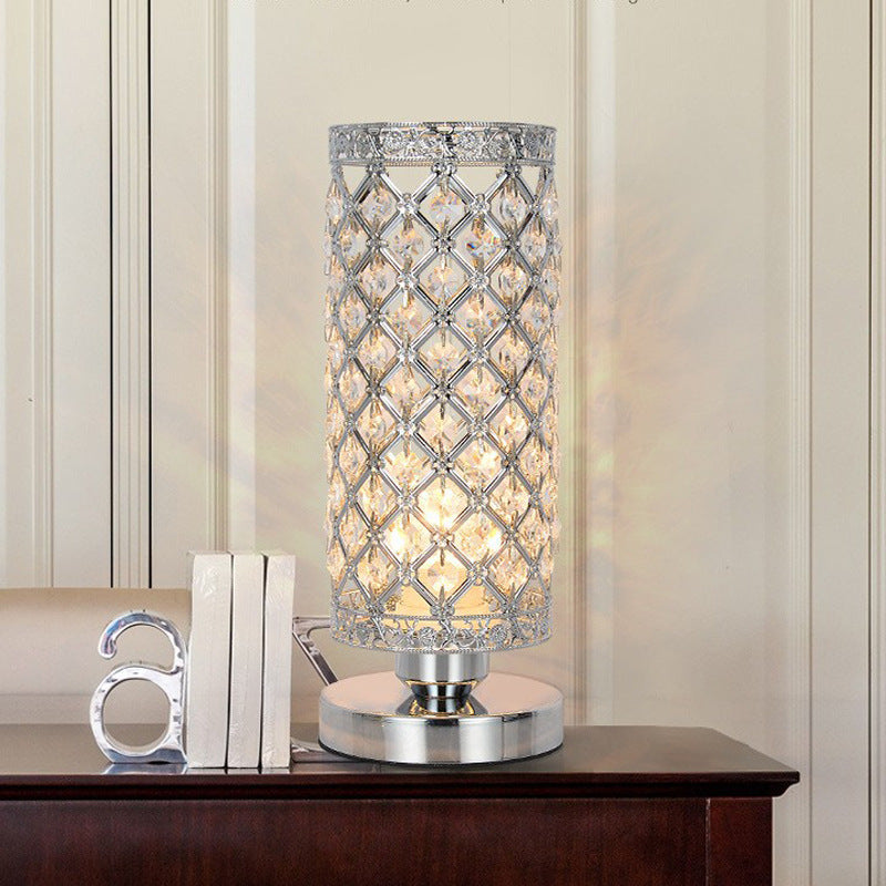 Supply crystal table lamp dining room living room art deco table lamp creative bedroom bedside lamp