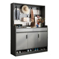 Shoe cabinet door for home storage cabinet entrance counter cabinet entrance large capacity storage cabinet shoe rack with high clothes hanger