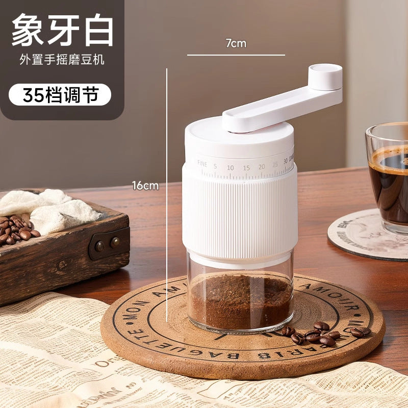Portable electric coffee grinder - usb rechargeable coffee bean grinder for home use - cross-border supply