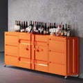 Iron storage cabinet industrial style sideboard tea cabinet locker restaurant storage multifunctional cupboard dining cabinet