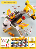 Engineering transformation series [12 cars + 12 road sign set] + rechargeable