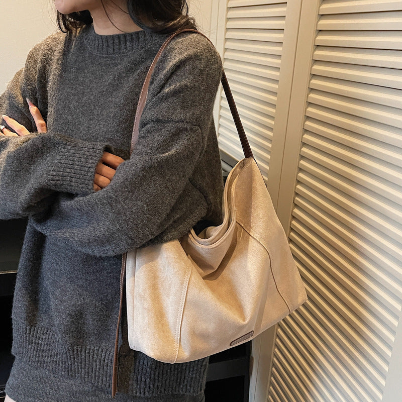 2025 new korean style crossbody bag for women - minimalist, high-quality shoulder bag, large capacity tote bag for work and commuting