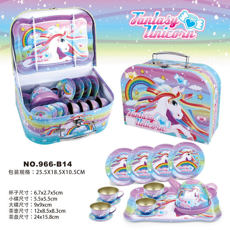 children's simulation tea set, food, dessert, cake, coffee, tea break, afternoon tea, girl's play house gift