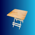 Solid wood folding table - portable dining table - perfect for rentals, simple folding table, square folding table, night market stall table, outdoor folding table