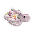 Spongebob squarepants thick sole goddess nightclub high heels crocs summer heightened toe beach sandals women's slippers