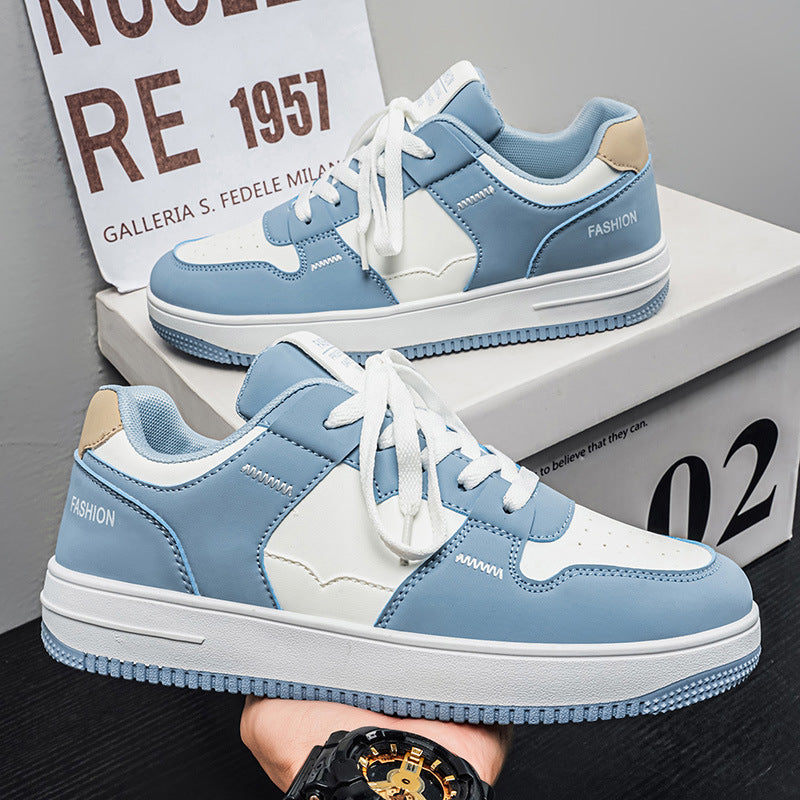2026 new spring hot-selling men's shoes: stylish and versatile skate shoes, thick-soled, wear-resistant casual sneakers, trendy student shoes for men