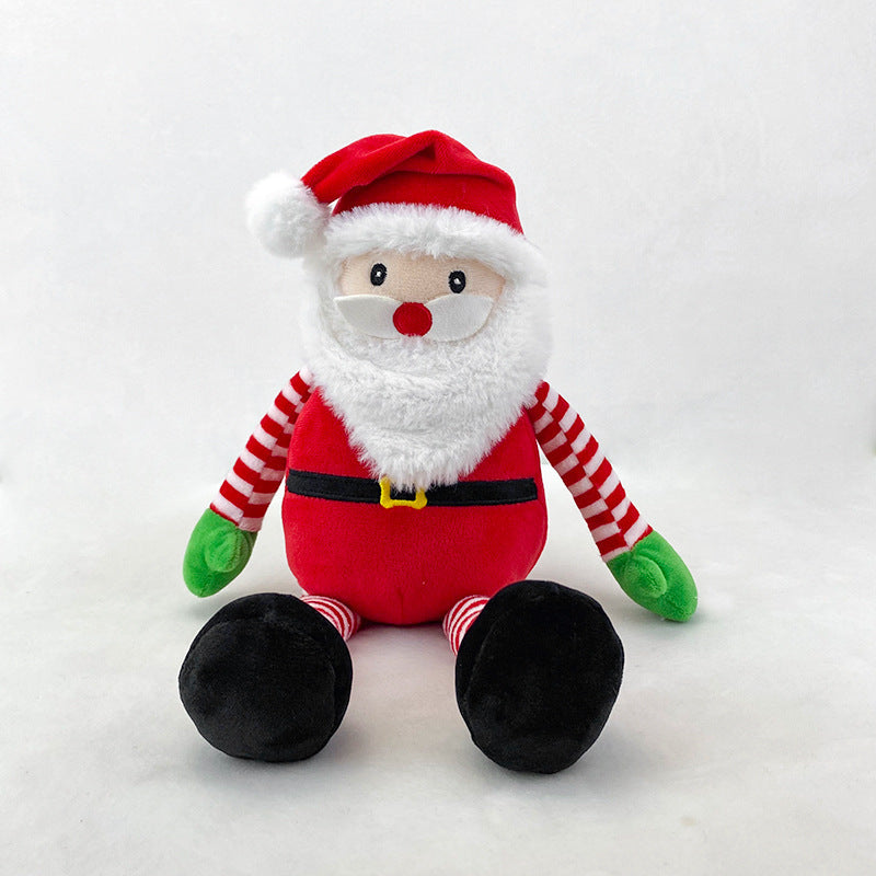 Santa claus plush toy doll reindeer snowman rag doll christmas children's gift wholesale