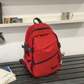 Backpack k-style pure color couple large and small travel backpack student large capacity water-repellent lightweight backpack wholesale