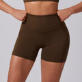 new cloud-feel yoga shorts: high-waisted, butt-lifting, compression leggings - stretchy, breathable, perfect for running and fitness