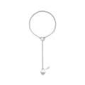 Love lock silver 8mm63cm