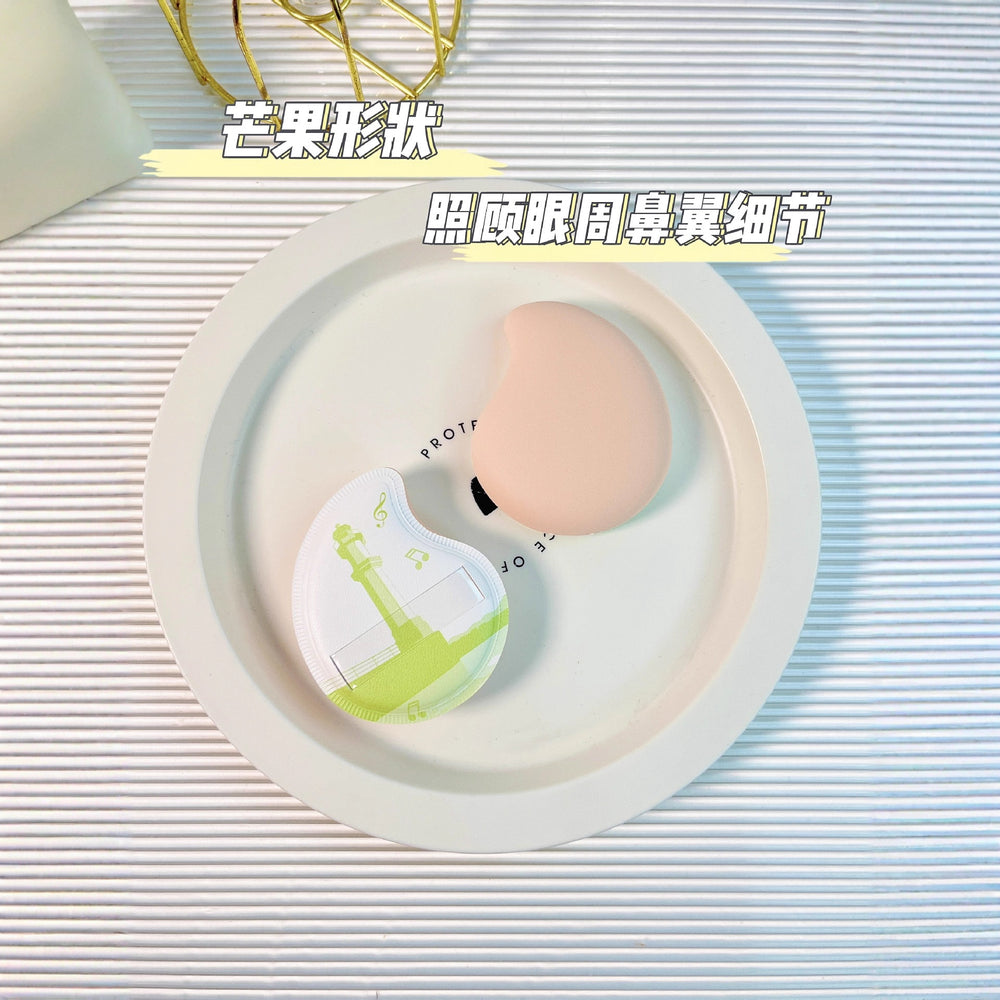 Super soft cotton puff - skin-friendly, soft & chewy, wet & dry dual-use, powder-locking, flawless coverage, non-caking, cushion foundation beauty sponge, marshmallow puff